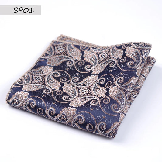 Vintage Men’s Pocket Square Handkerchief – Silk/Linen/Wool Formal Suit Accessory - Mucheno Spot