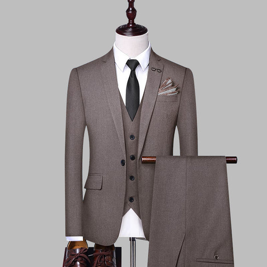 Men’s Elegant 3-Piece Suit – Wedding, Banquet, and Business Wear - Mucheno Spot
