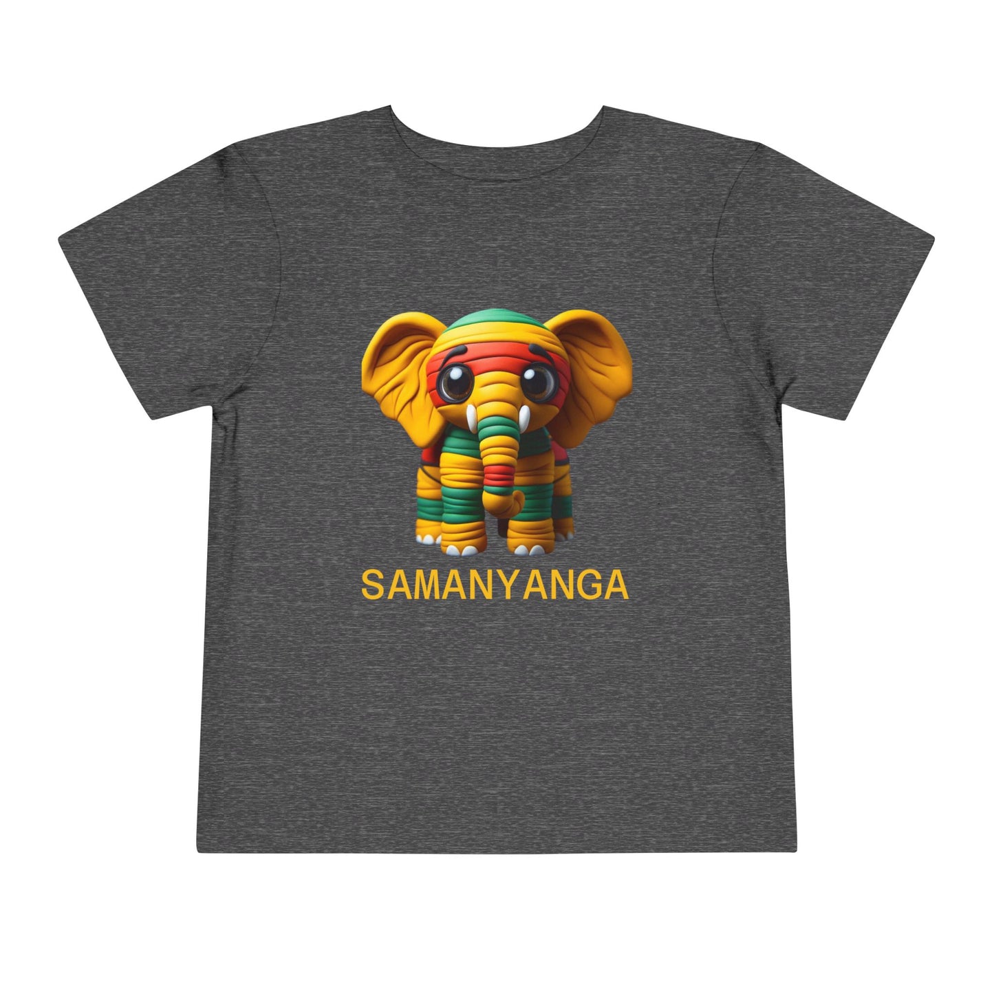 Colorful Elephant Toddler Tee, Kids Birthday Gift, Cute Short Sleeve Shirt, Animal Lovers Apparel, Fun Toddler Outfit - Mucheno Spot