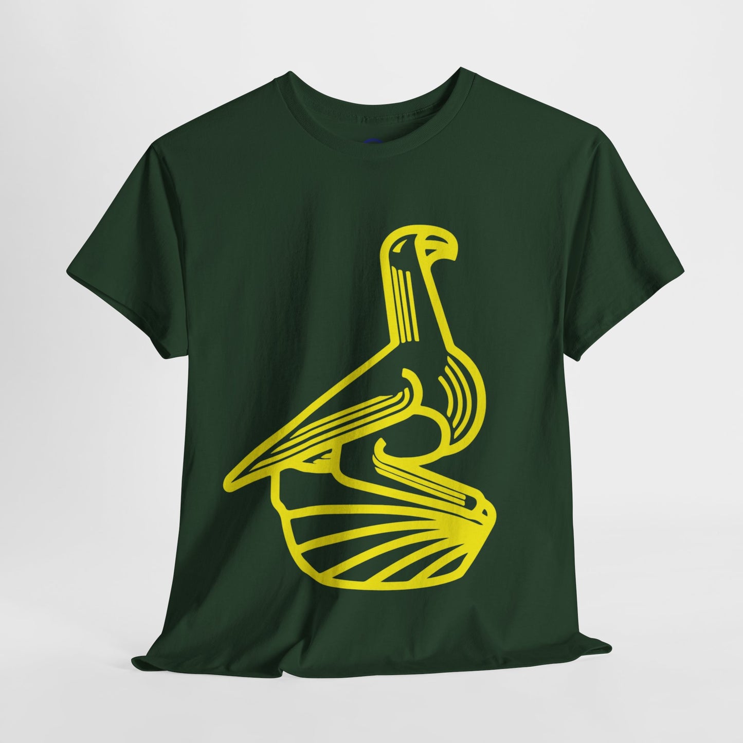 Vibrant Graphic Tee with Bird Design, Unisex Casual  Trendy Everyday Fashion - Mucheno Spot