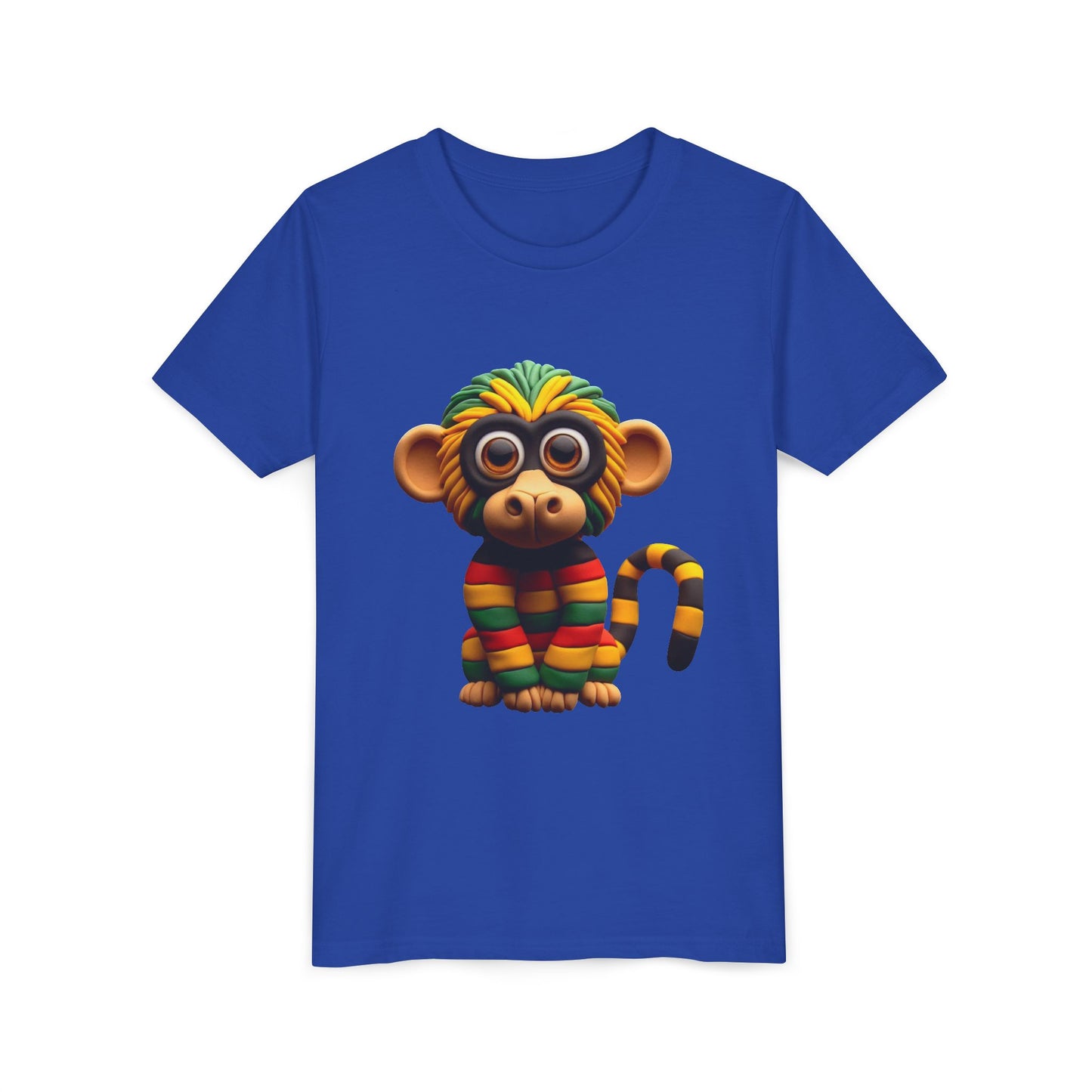 Cute Monkey Graphic Youth Tee, Fun Kids T-Shirt, Animal Lover Gift, Birthday Gift for Boys & Girls, Playful Summer Wear - Mucheno Spot