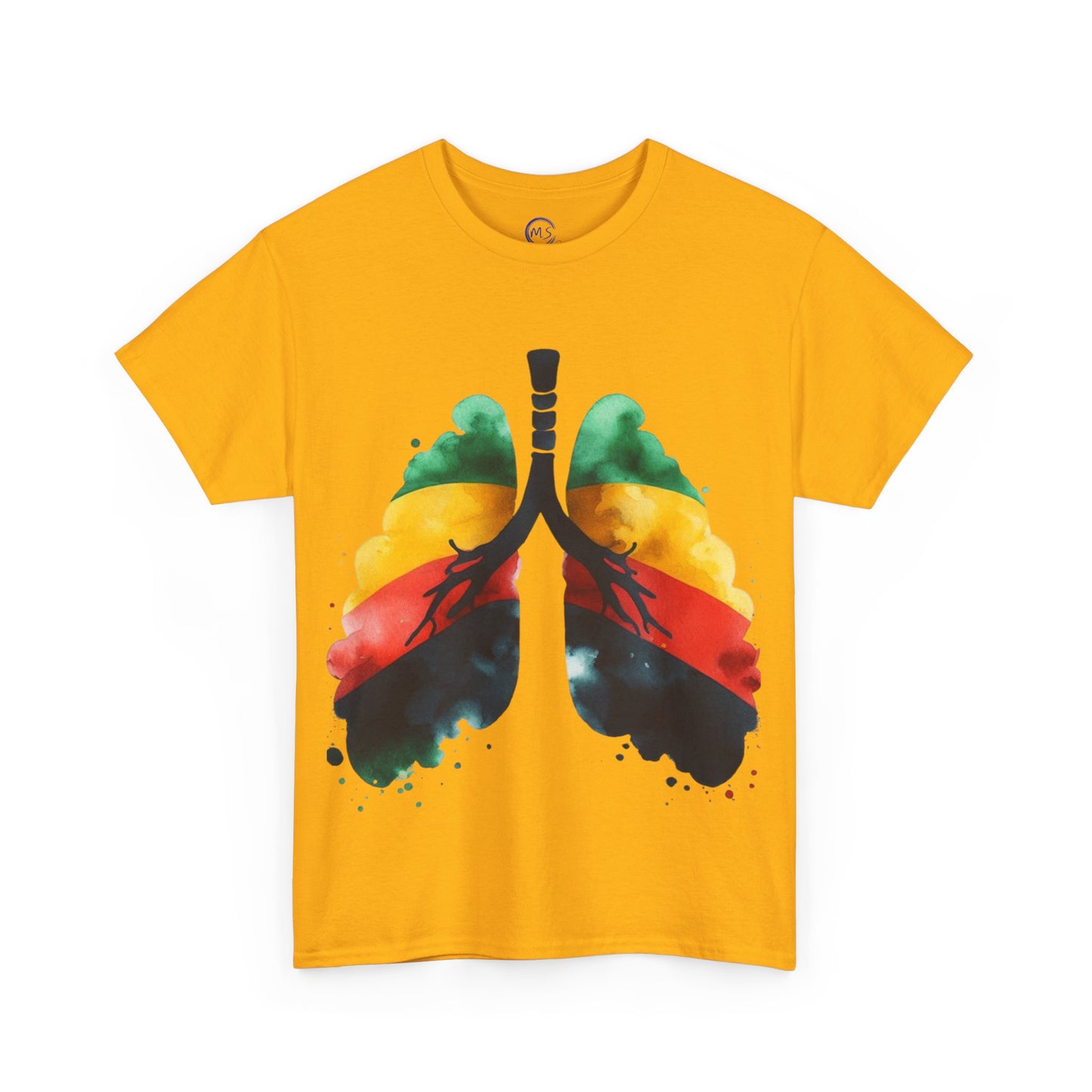Unisex Heavy Cotton T-Shirt, Vibrant Art Tee, Mucheno Spot - Mucheno Spot