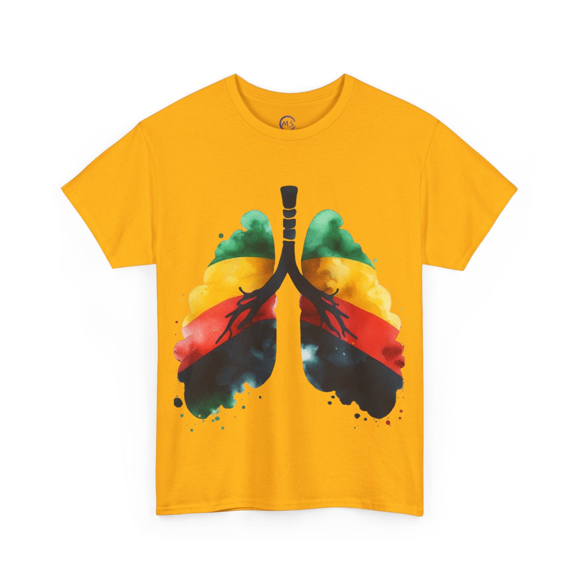 Unisex Heavy Cotton T-Shirt, Vibrant Art Tee, Mucheno Spot - Mucheno Spot