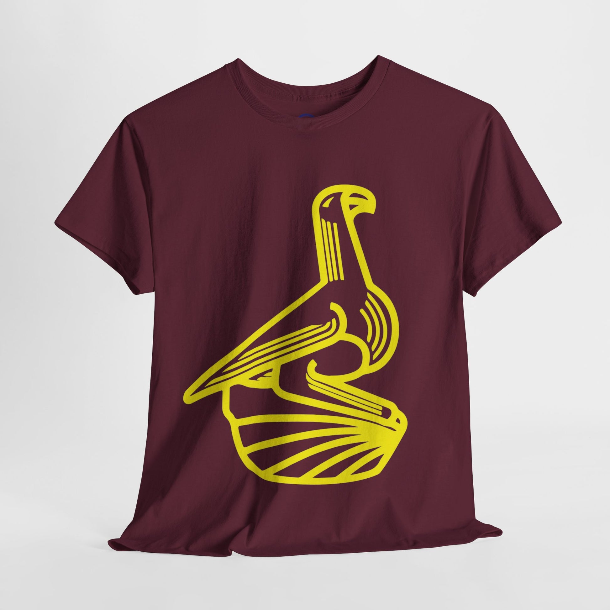 Vibrant Graphic Tee with Bird Design, Unisex Casual  Trendy Everyday Fashion - Mucheno Spot