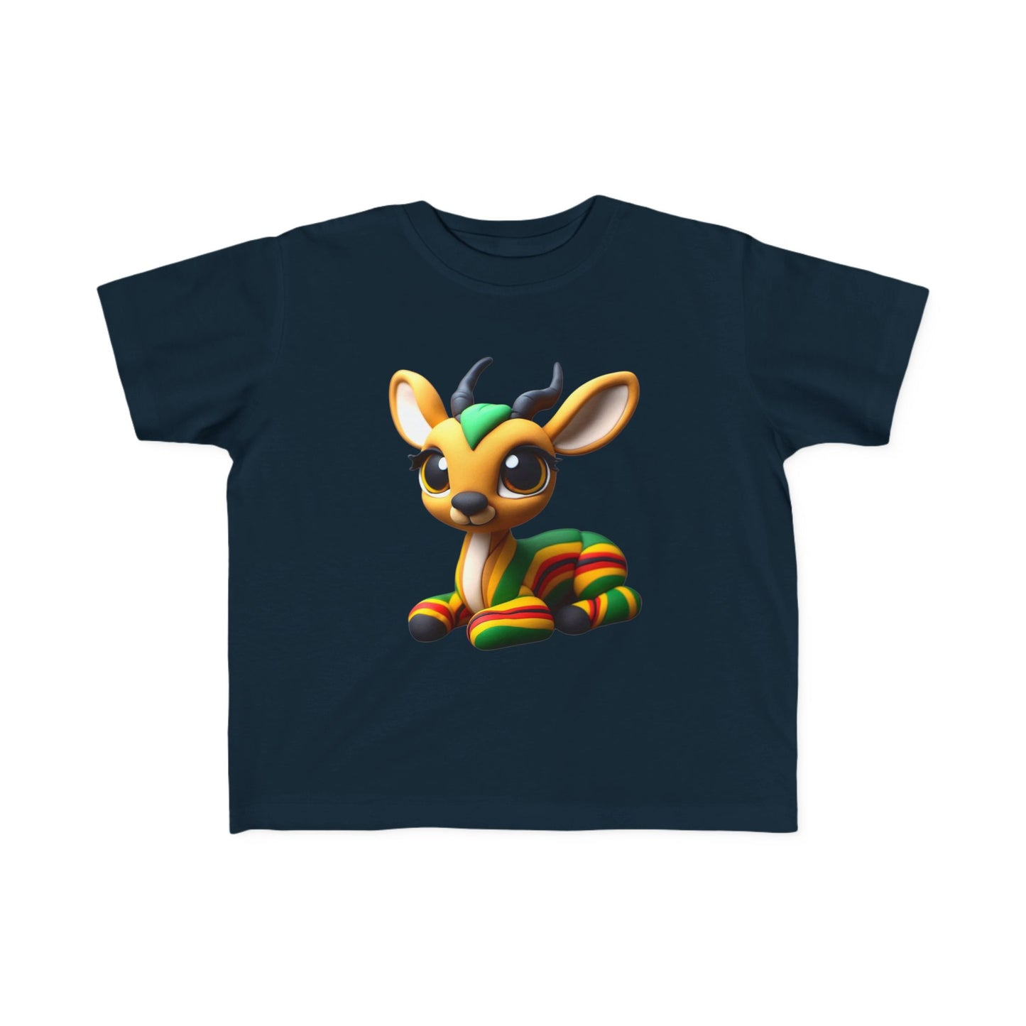 Cute Toddler Tee with Rainbow Deer Design, Kids T-Shirt, Fun Gift for Birthdays, Playdates, Animal Lover Apparel, Eco-Friendly - Mucheno Spot