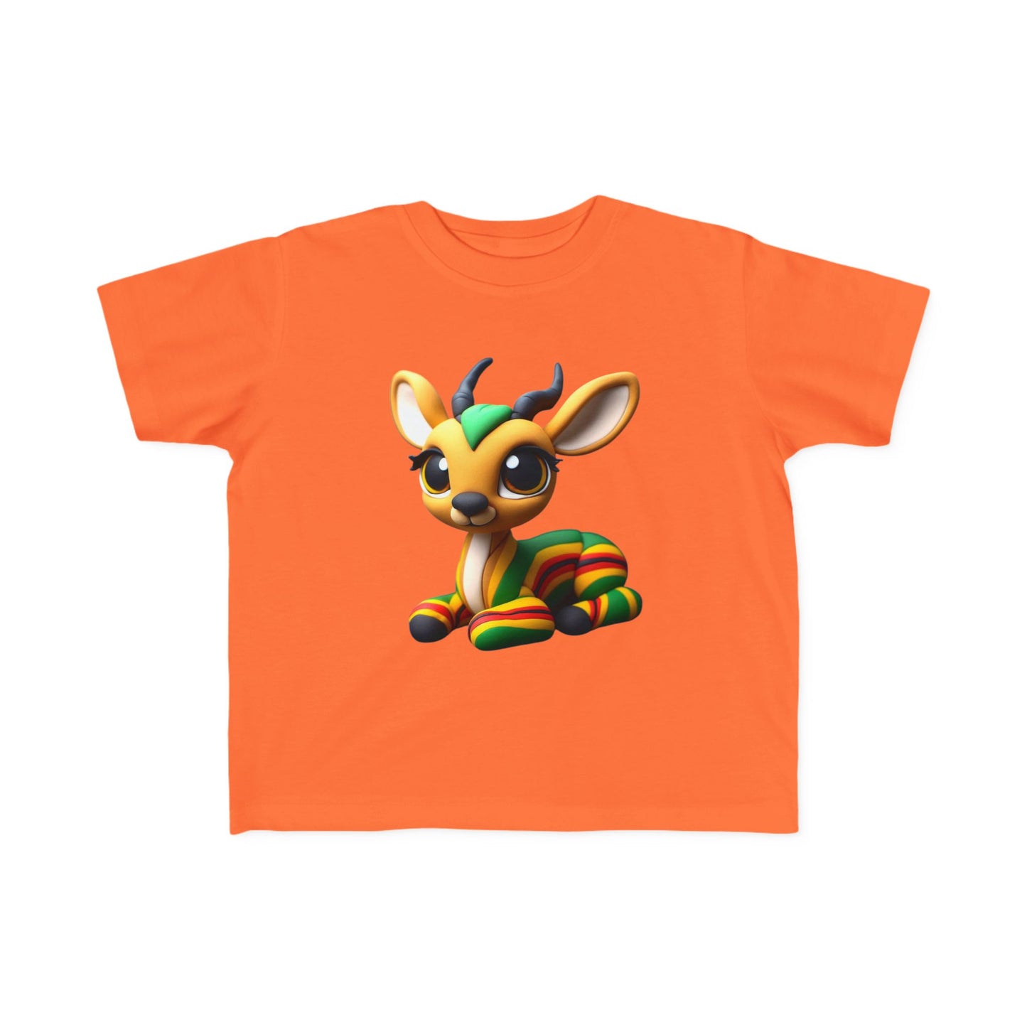 Cute Toddler Tee with Rainbow Deer Design, Kids T-Shirt, Fun Gift for Birthdays, Playdates, Animal Lover Apparel, Eco-Friendly - Mucheno Spot