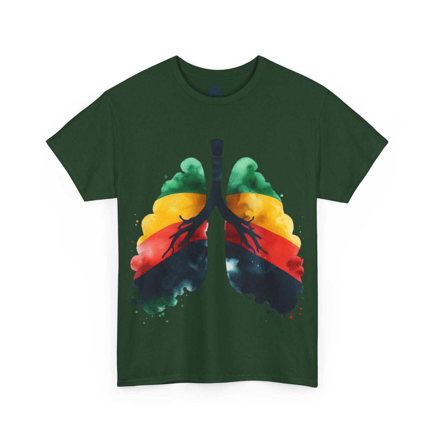 Unisex Heavy Cotton T-Shirt, Vibrant Art Tee, Mucheno Spot - Mucheno Spot