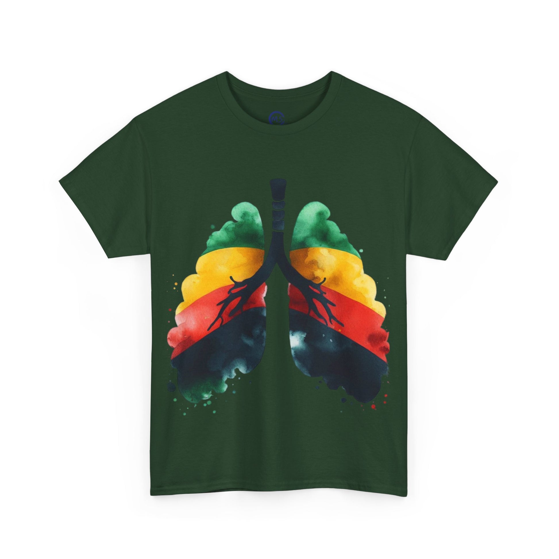 Unisex Heavy Cotton T-Shirt, Vibrant Art Tee, Mucheno Spot - Mucheno Spot