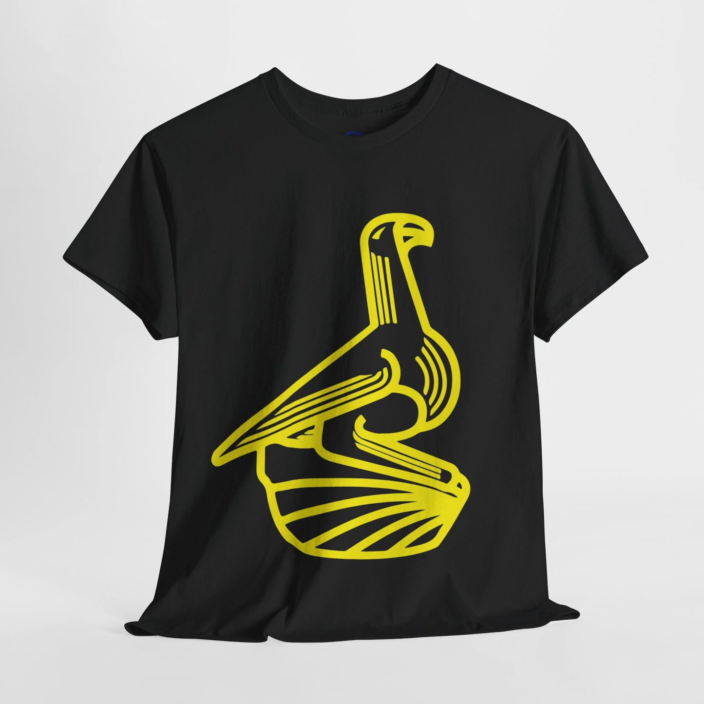 Vibrant Graphic Tee with Bird Design, Unisex Casual  Trendy Everyday Fashion - Mucheno Spot