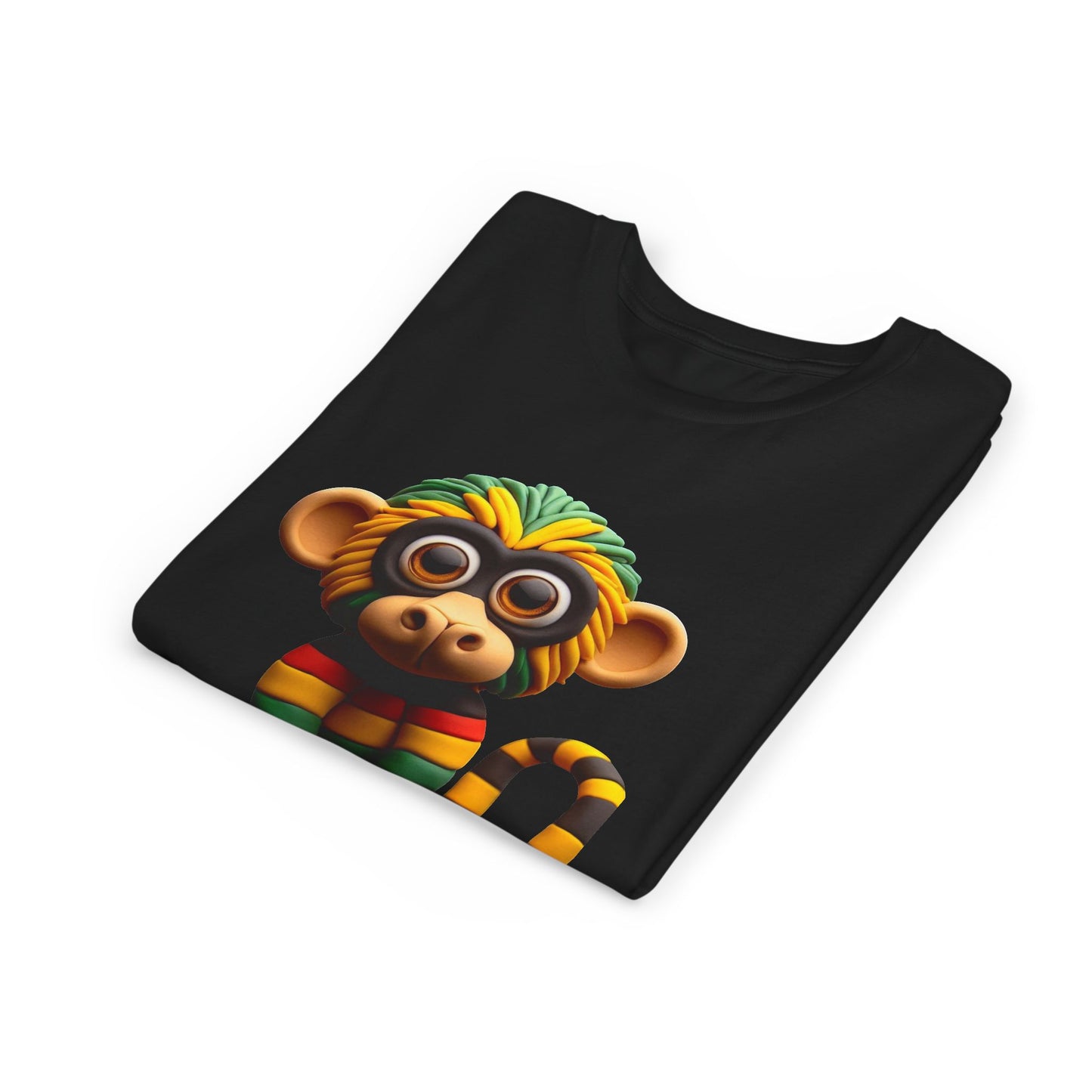 Cute Monkey Graphic Youth Tee, Fun Kids T-Shirt, Animal Lover Gift, Birthday Gift for Boys & Girls, Playful Summer Wear - Mucheno Spot