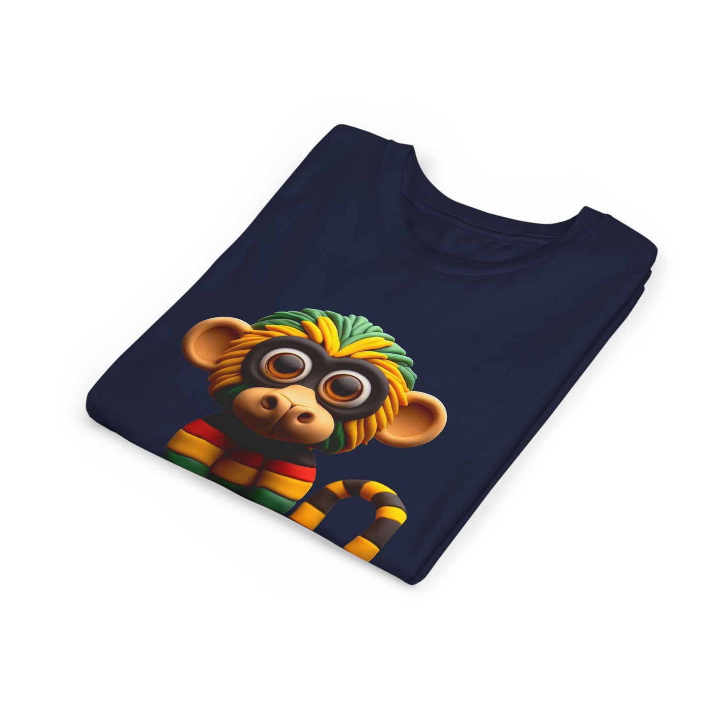 Cute Monkey Graphic Youth Tee, Fun Kids T-Shirt, Animal Lover Gift, Birthday Gift for Boys & Girls, Playful Summer Wear - Mucheno Spot