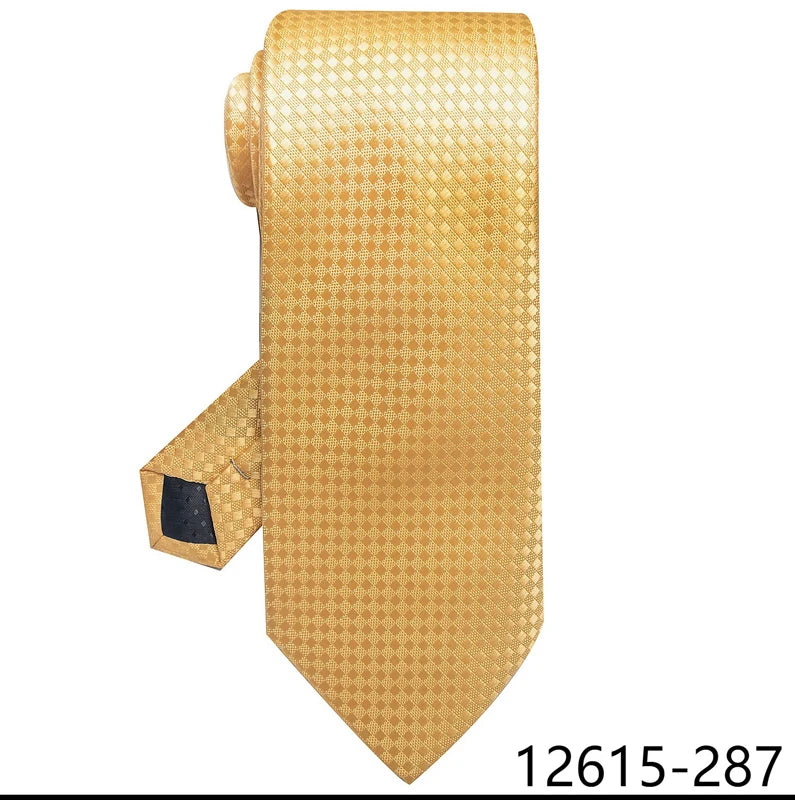 Luxury Silk Tie for Men – 8 cm Blue Stripe Gravata for Suit or Office - Mucheno Spot