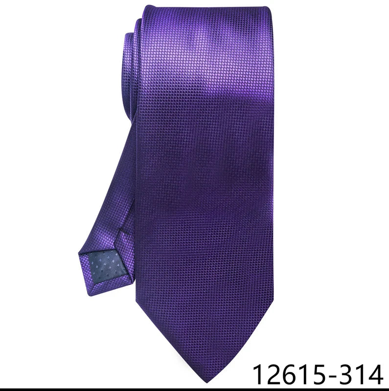 Luxury Silk Tie for Men – 8 cm Blue Stripe Gravata for Suit or Office - Mucheno Spot