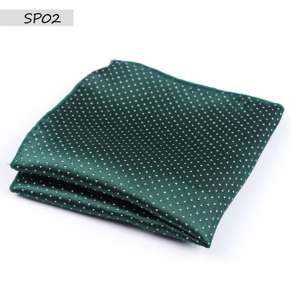Vintage Men’s Pocket Square Handkerchief – Silk/Linen/Wool Formal Suit Accessory - Mucheno Spot