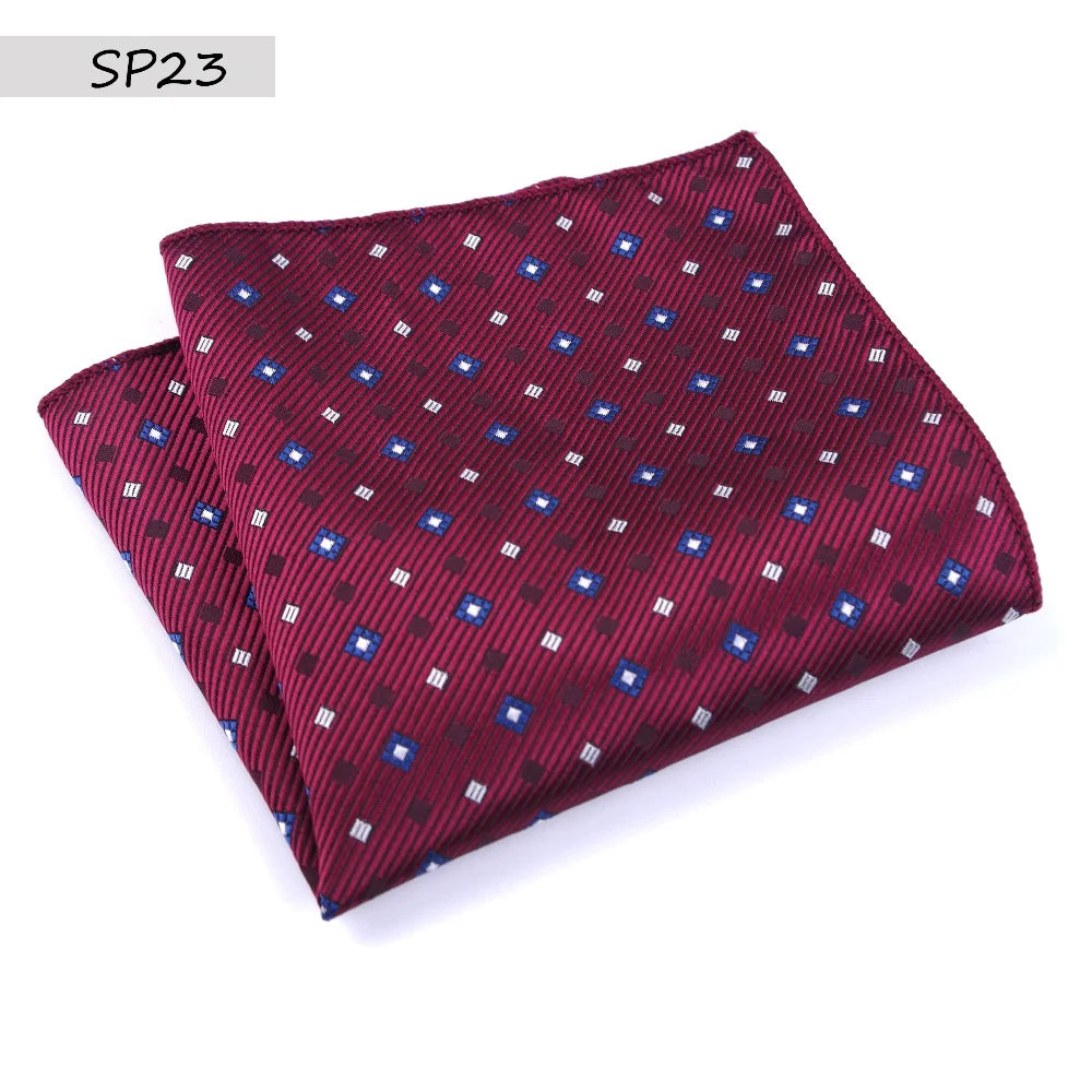 Vintage Men’s Pocket Square Handkerchief – Silk/Linen/Wool Formal Suit Accessory - Mucheno Spot