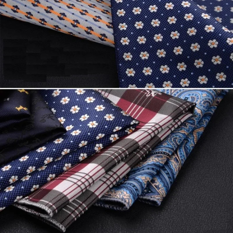 Vintage Men’s Pocket Square Handkerchief – Silk/Linen/Wool Formal Suit Accessory - Mucheno Spot