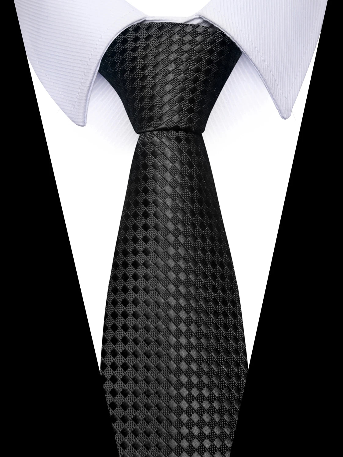 Luxury Silk Tie for Men – 8 cm Blue Stripe Gravata for Suit or Office - Mucheno Spot