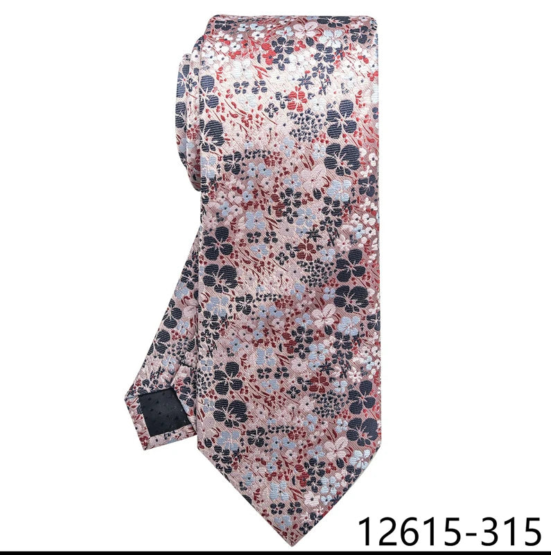 Luxury Silk Tie for Men – 8 cm Blue Stripe Gravata for Suit or Office - Mucheno Spot