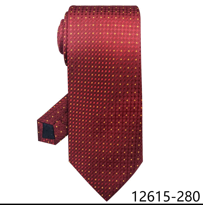 Luxury Silk Tie for Men – 8 cm Blue Stripe Gravata for Suit or Office - Mucheno Spot