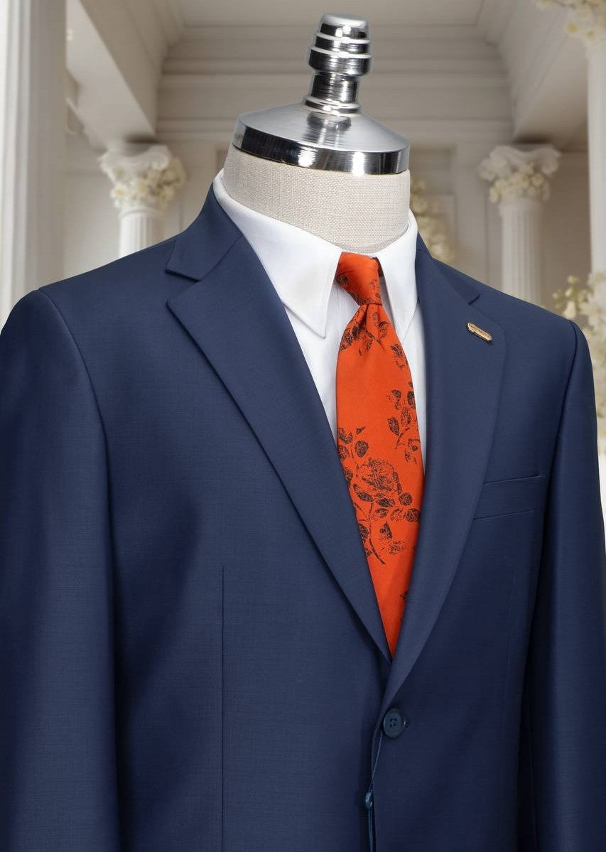 100% Wool Men's Suit – Regular Fit, Single-Breasted, Premium Tailored Style. - Mucheno Spot