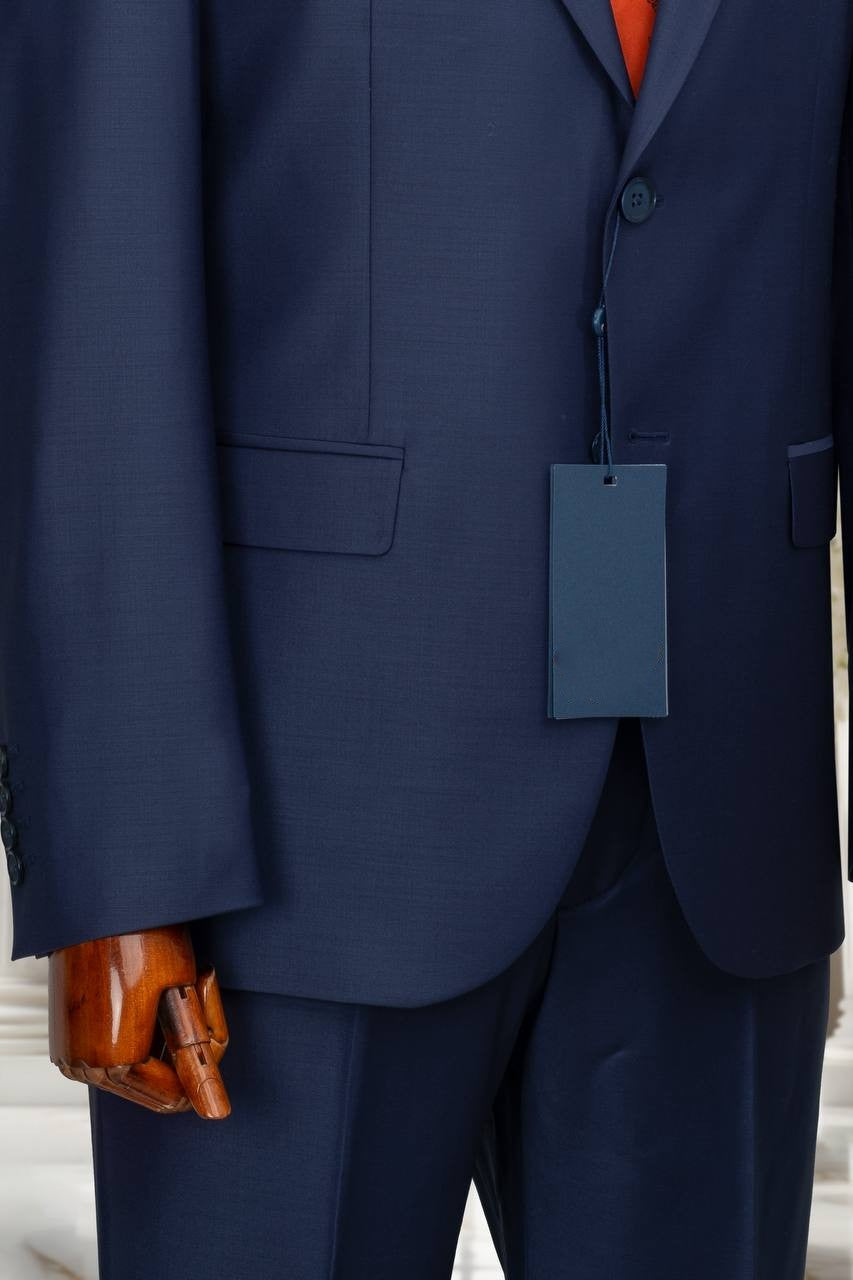 100% Wool Men's Suit – Regular Fit, Single-Breasted, Premium Tailored Style. - Mucheno Spot